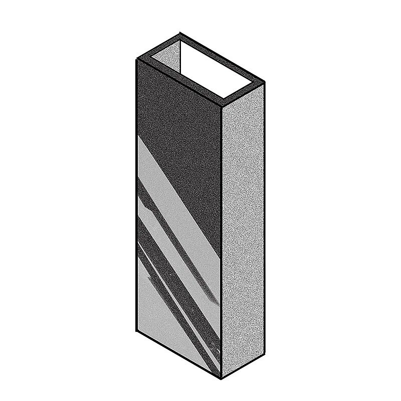 Cuvettes 1mm, optical glass. Set of 2 pcs