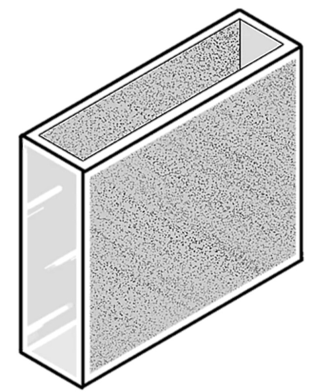 Cuvette quadrate 30mm, vetro al QUARZO. Set da 2 pz