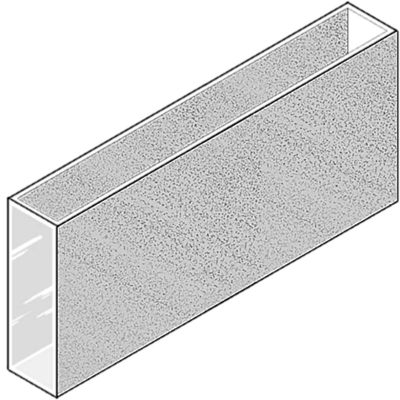 Square cuvettes 100 mm, QUARTZ glass. Set of 2 pcs